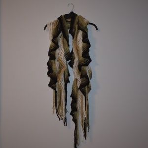 Ombre Open Knit Scarf